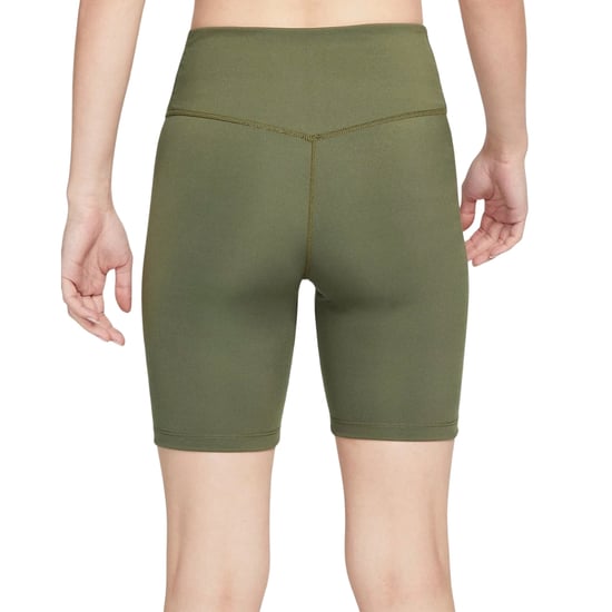 Nike Dri-fit Damesshorts Met Middelhoge Taille En Voering, Groen - Image 3