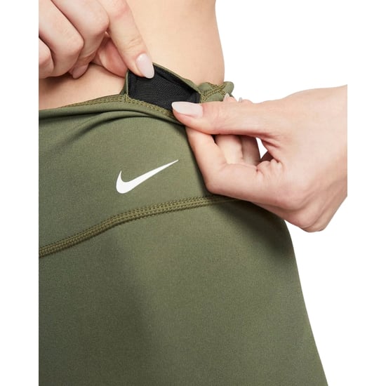 Nike Dri-fit Damesshorts Met Middelhoge Taille En Voering, Groen - Image 4