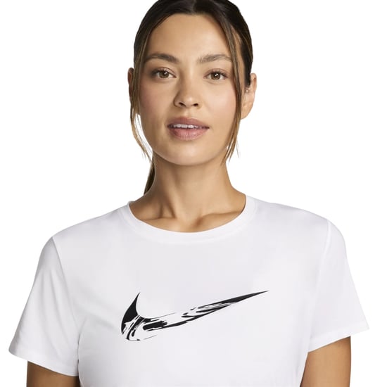 Nike Dri-fit One Swoosh Hardloopshirt In Wit - Image 4