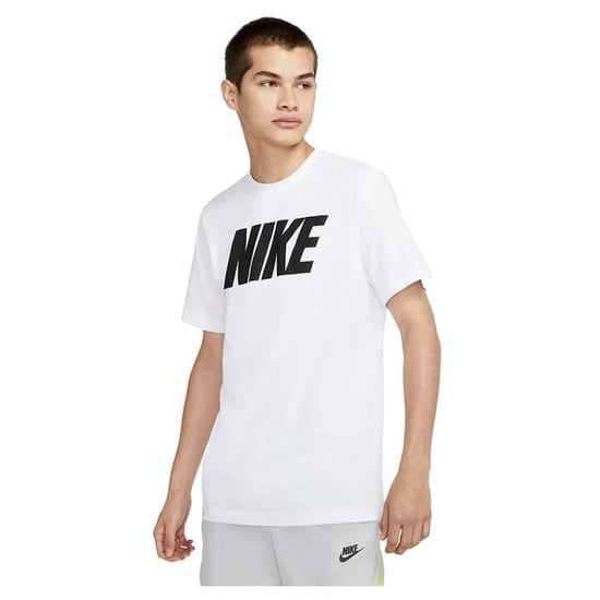 Nike Sportswear Icon Block T-shirt Voor Heren, Wit - Image 2