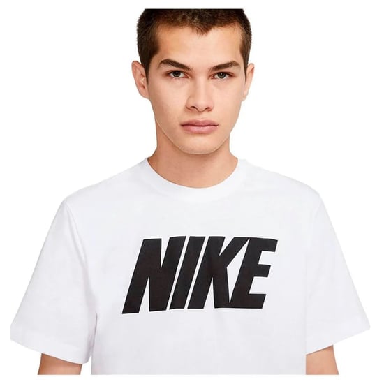 Nike Sportswear Icon Block T-shirt Voor Heren, Wit - Image 4
