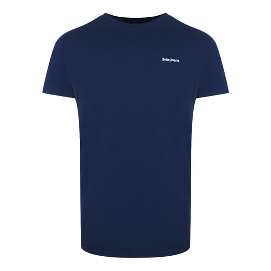 Palm Angels Classic Logo Marineblauw T-shirt - Image 1