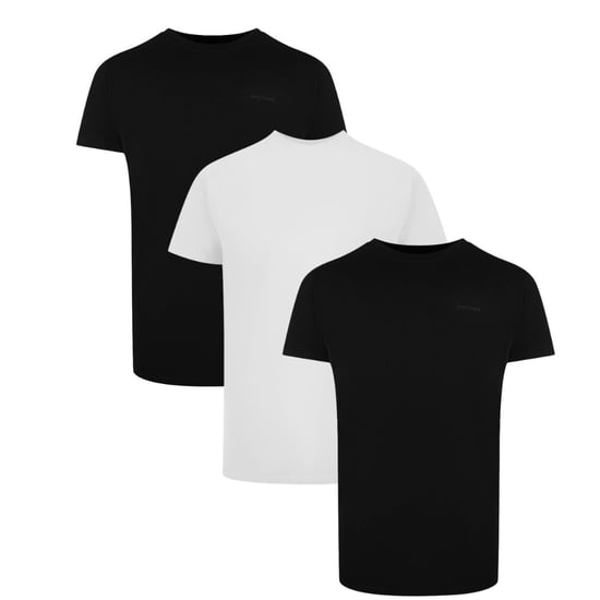 Palm Angels Tri-pack Tonal Classic Logo Zwart-wit T-shirts - Image 1