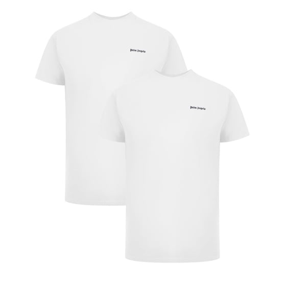 Palm Angels T-shirts Met Klassiek Logo (twee Stuks) In Wit - Image 1