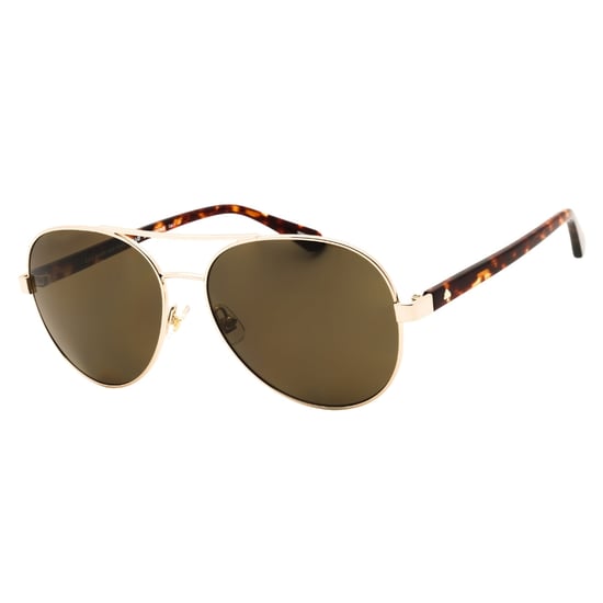 Kate Spade Averie Gouden Zonnebril Met Bruine Details - Image 2