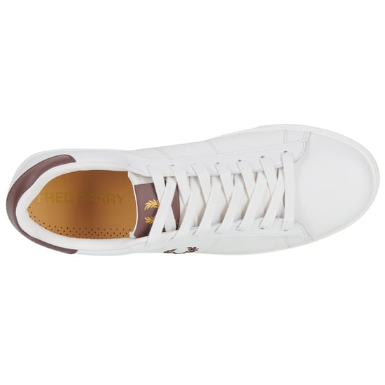 Fred Perry Spencer Leren Snow White Sneakers - Image 5