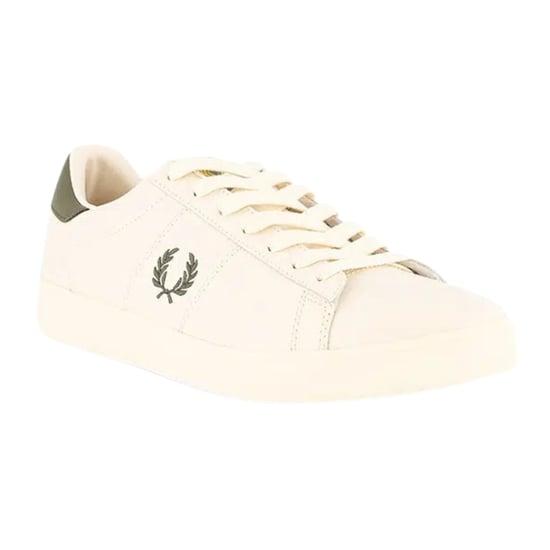 Fred Perry Spencer Leren Ecru Sneakers - Image 3