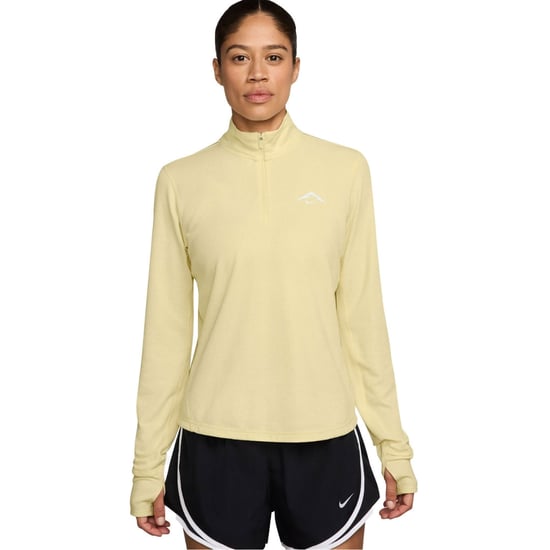 Nike Dri-fit Trail Longsleeve 1/2-zip Geel Top - Image 2