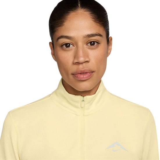 Nike Dri-fit Trail Longsleeve 1/2-zip Geel Top - Image 4
