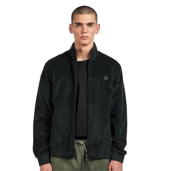 Fred Perry Brentham Corduroy Jas Nachtgroen - Image 5