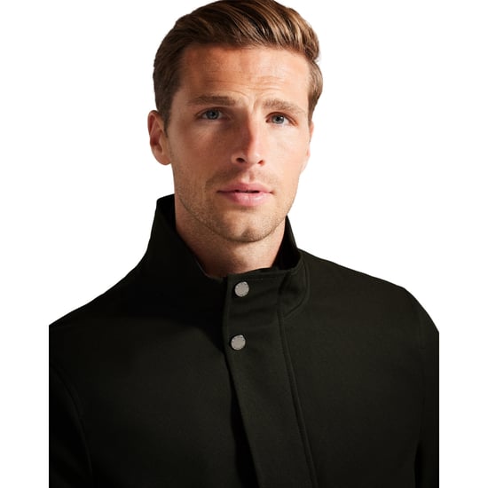 Ted Baker Erolson Nylon Jas Met Trechterhals, Donkergroen - Image 5