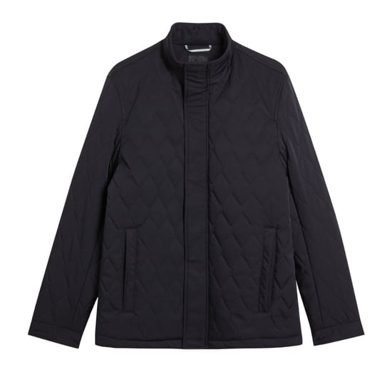 Ted Baker Zampa Gewatteerde Jas Met Trechtervormige Bovenkant, Marineblauw - Image 1