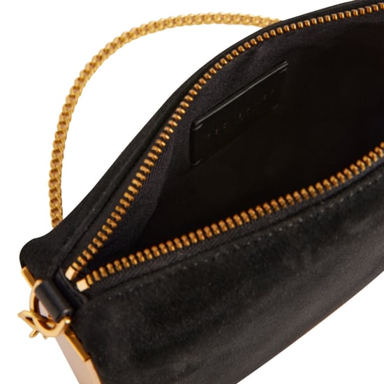 Ted Baker Jeiner Crossbodytas Van Suède In Zwart Met Staafdetail - Image 4