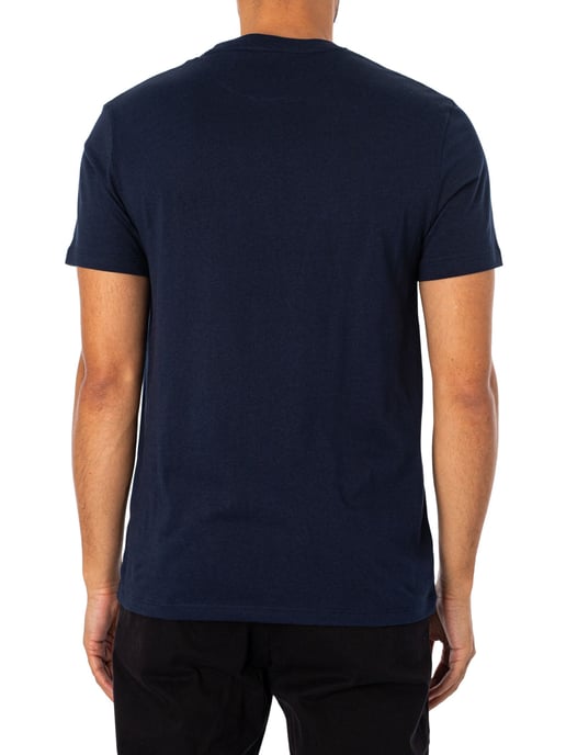 Timberland Slim Fit T-Shirt Met Geborduurd Logo, Blauw - Image 3
