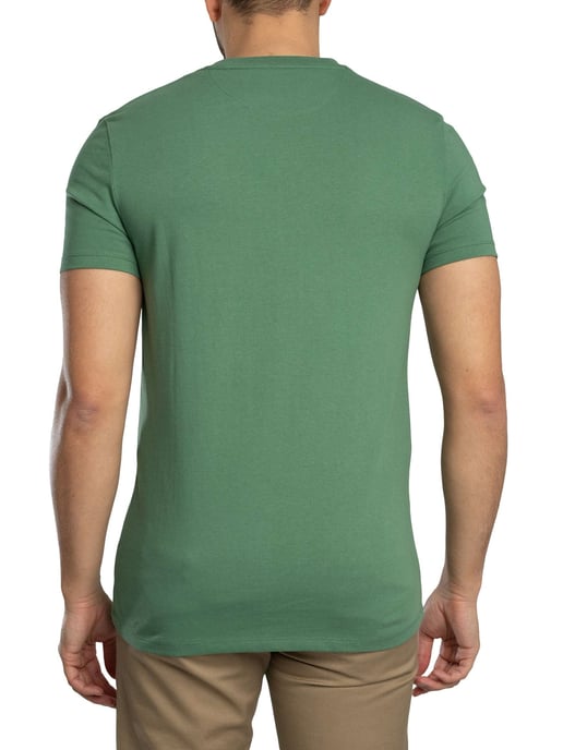 Timberland Slim Fit T-Shirt Met Geborduurd Logo, Groen - Image 3