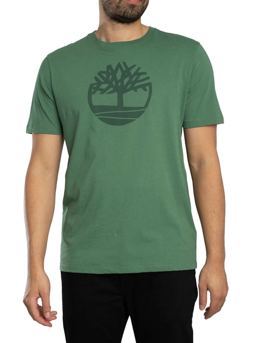 Timberland T-Shirt Met Boomlogo, Groen - Image 2