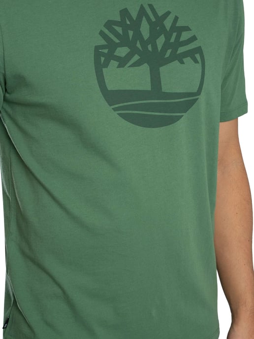 Timberland T-Shirt Met Boomlogo, Groen - Image 4