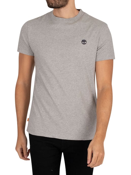 Timberland Dun River Slim T-Shirt Met Ronde Hals, Grijs - Image 2