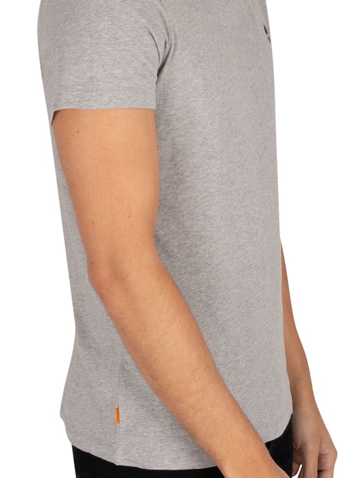 Timberland Dun River Slim T-Shirt Met Ronde Hals, Grijs - Image 5