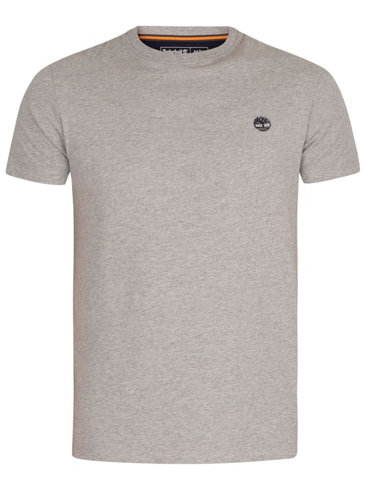 Timberland Dun River Slim T-Shirt Met Ronde Hals, Grijs - Image 6