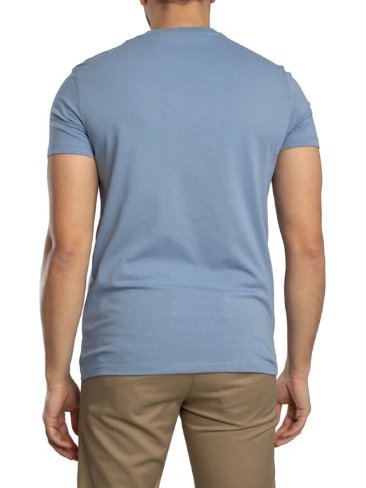 Timberland Slim Fit T-Shirt Met Geborduurd Logo, Blauw - Image 3