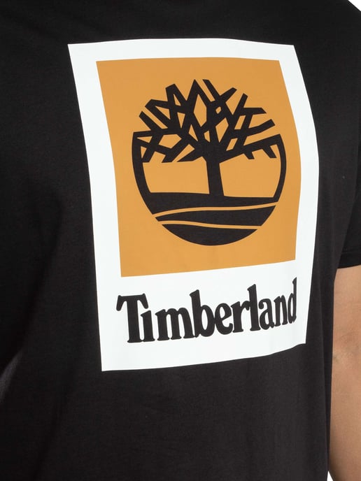 Timberland Gekleurd Kort Grafisch T-Shirt, Zwart - Image 4