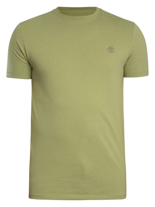 Timberland Slim Fit T-Shirt Met Geborduurd Logo, Groen - Image 5