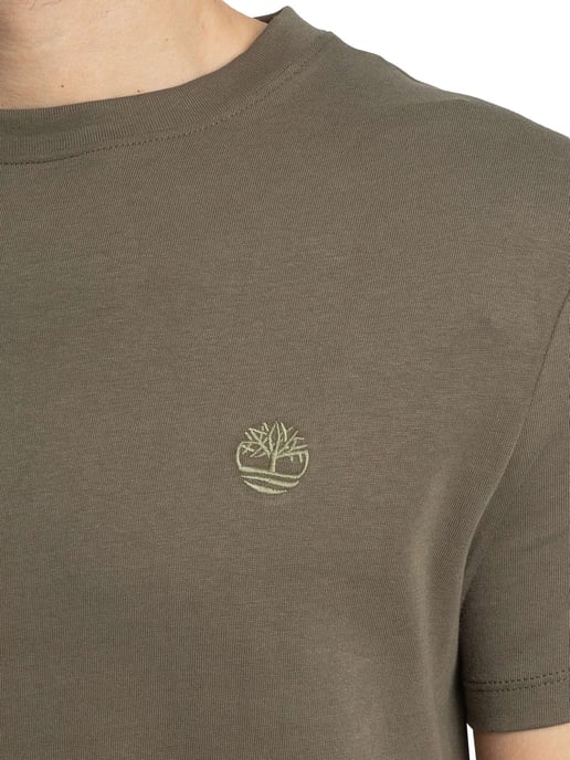 Timberland Dunstan River Crew Slim T-Shirt, Groen - Image 4