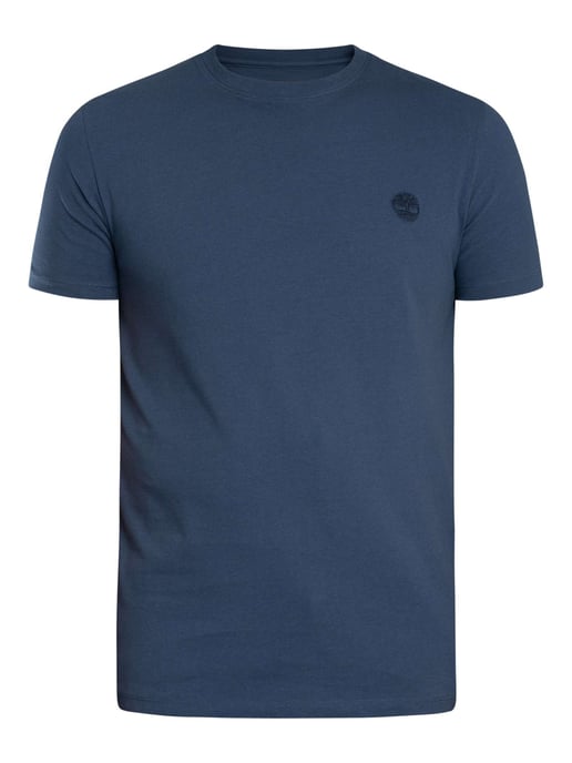 Timberland Slim Fit T-Shirt Met Geborduurd Logo, Blauw - Image 5