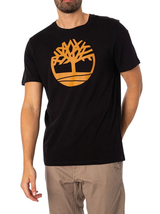 Timberland T-Shirt Met Boomlogo, Zwart - Image 2