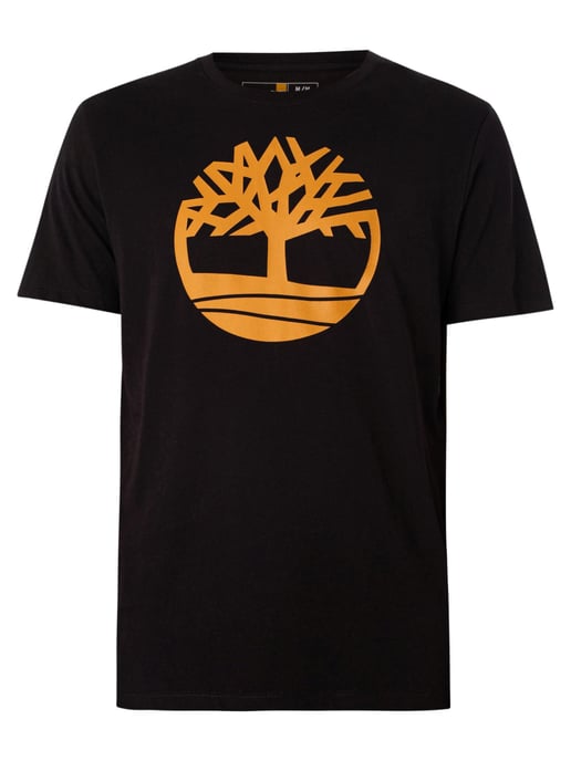 Timberland T-Shirt Met Boomlogo, Zwart - Image 5