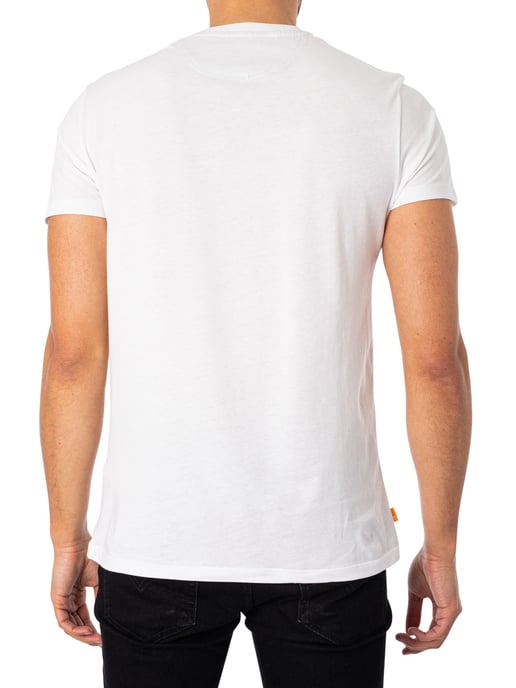 Timberland Dunstan River Slim Crew T-Shirt, Wit - Image 3