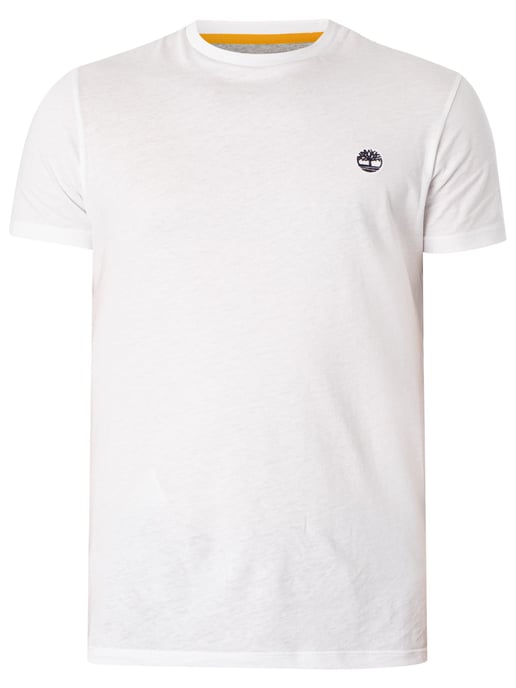 Timberland Dunstan River Slim Crew T-Shirt, Wit - Image 5