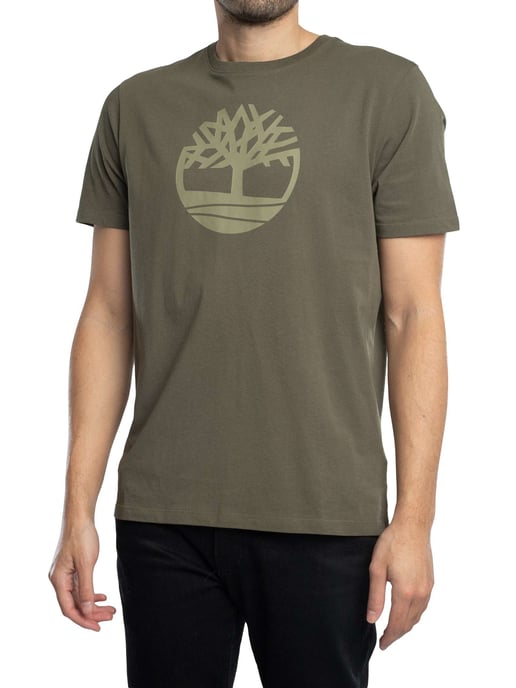 Timberland T-Shirt Met Boomlogo, Groen - Image 2