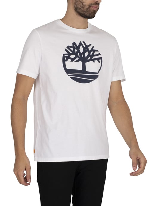 Timberland T-Shirt Met Merknaam, Wit - Image 2
