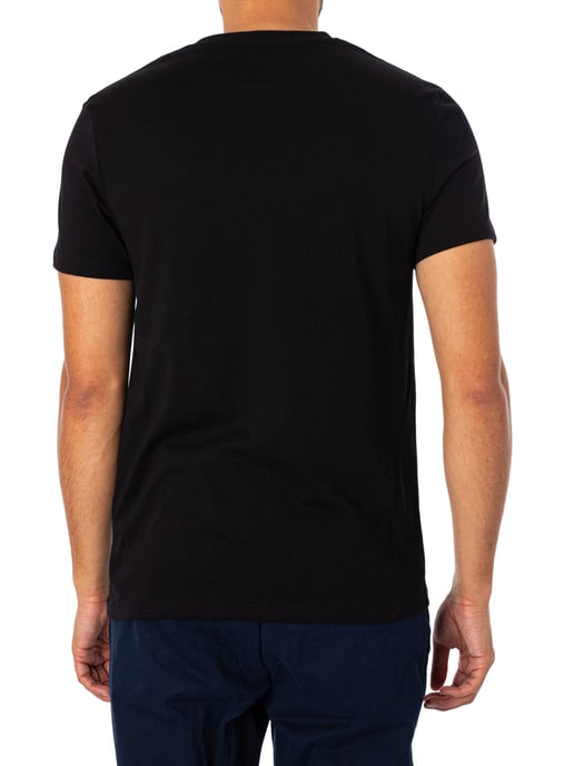 Timberland Slim Fit T-Shirt Met Geborduurd Logo, Zwart - Image 3