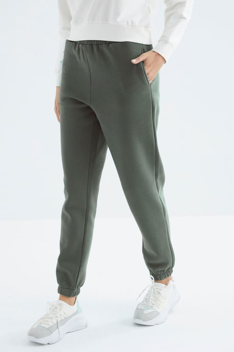 Dames Hoge Taille Fleece Joggingbroek - Image 4