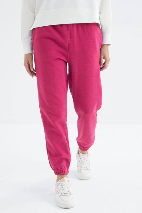 Women's High-Waist Fleece Jogger Sweatpants - Image 2