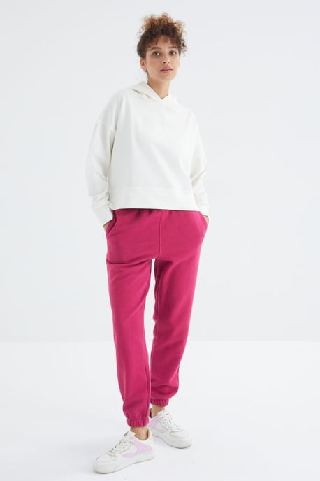 Women's High-Waist Fleece Jogger Sweatpants - Image 3