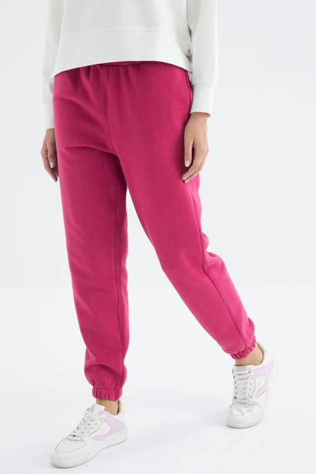 Women's High-Waist Fleece Jogger Sweatpants - Image 4