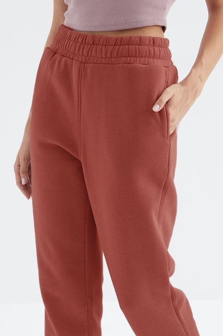 Dames Hoge Taille Fleece Joggingbroek - Image 4