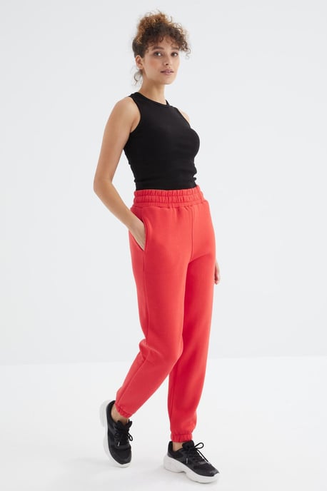 Dames Hoge Taille Fleece Joggingbroek - Image 1