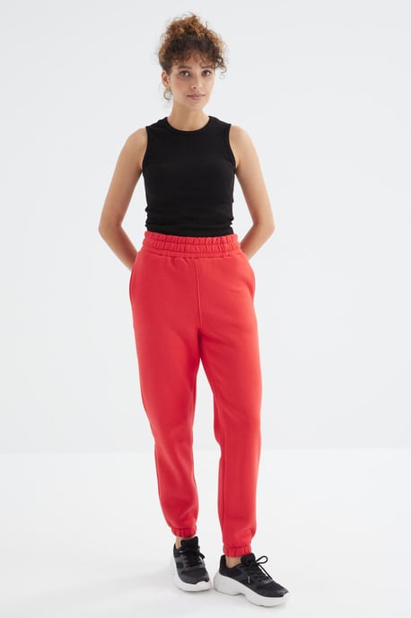 Dames Hoge Taille Fleece Joggingbroek - Image 3