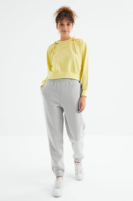 Dames Hoge Taille Fleece Joggingbroek - Image 1