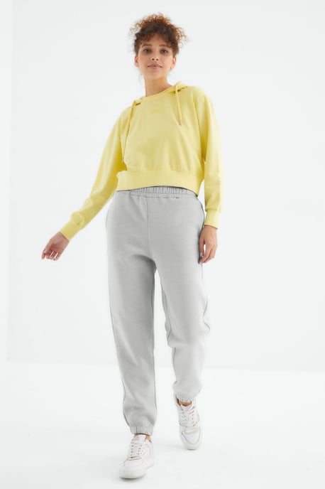 Dames Hoge Taille Fleece Joggingbroek - Image 4