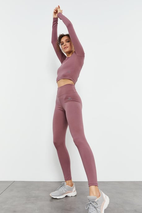 Slim-Fit Lange Mouwen Crop Top - Image 5