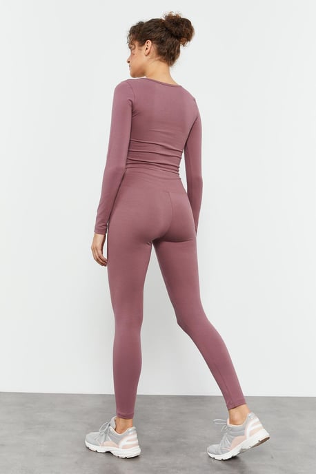Slim-Fit Lange Mouwen Crop Top - Image 6