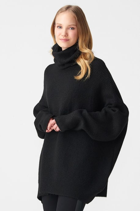 Oversized Geribbelde Coltrui - Image 1