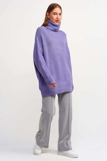 Oversized Geribbelde Coltrui - Image 3
