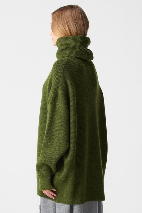 Oversized Geribbelde Coltrui - Image 3